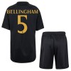 Virallinen pelipaita Real Madrid Bellingham 5 Kolmas 2023-24 Lyhythihainen - Lasten ( + Lyhyet housut )